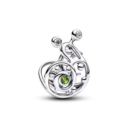 Charm femme pandora pendant escargot cristal vert clair 794557c01 – charms