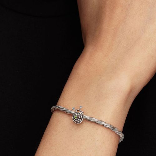 Charm Femme PANDORA Pendant Escargot Cristal Vert Clair 794557C01