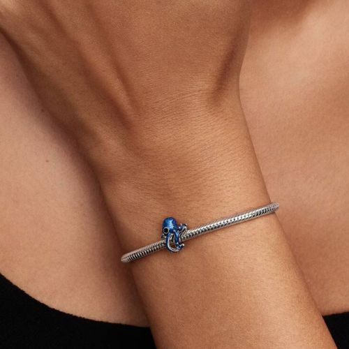 Charm Femme PANDORA Poulpe Bleu Argent 794706C01