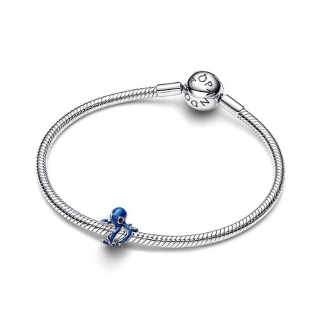 Charm femme pandora poulpe bleu argent 794706c01 – charms