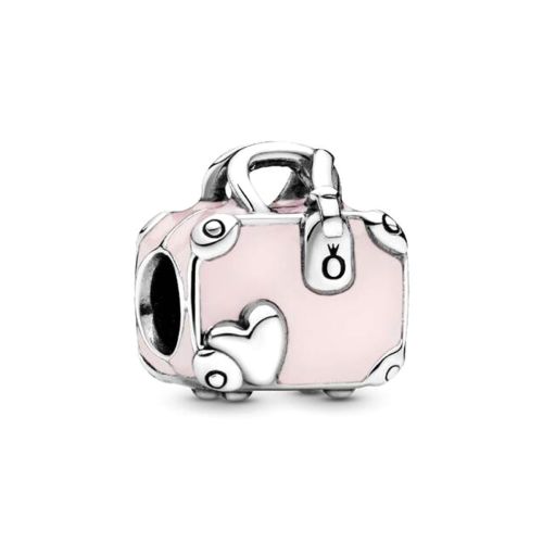 Charm Femme PANDORA Sac de Voyage Rose Argent 798063EN124
