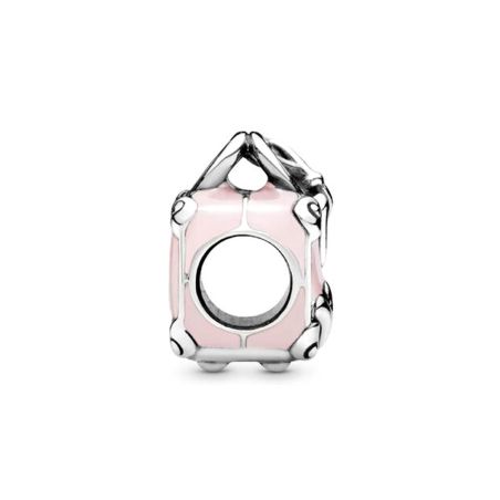 Charm femme pandora sac de voyage rose argent 798063en124 – charms