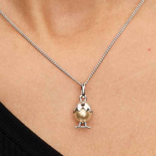 Charm Femme PANDORA Pendant Å’uf de PÃ¢ques Argent 793748C01