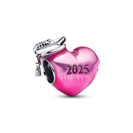 Charm femme pandora graduation 2025 cœur argent 793788c01 – charms