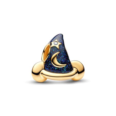 Charm femme pandora disney mickey mouse chapeau de sorcier doré 764207c01 – charms