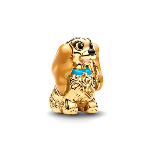 Charm Femme PANDORA Disney Lady DorÃ©e 764468C01