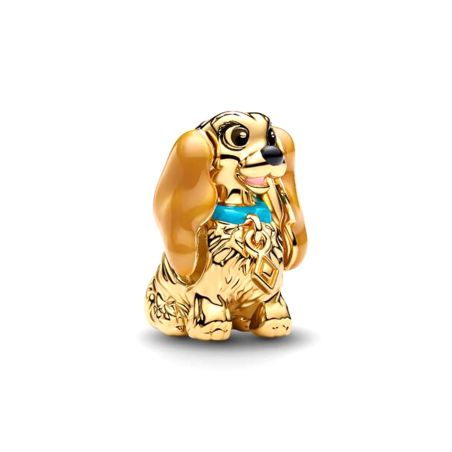 Charm femme pandora disney lady dorée 764468c01 – charms