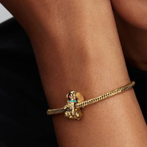 Charm Femme PANDORA Disney Lady DorÃ©e 764468C01