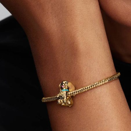 Charm Femme PANDORA Disney Lady DorÃ©e 764468C01