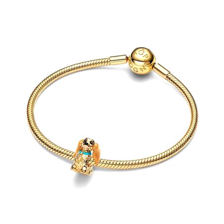 Charm femme pandora disney lady dorée 764468c01 – charms