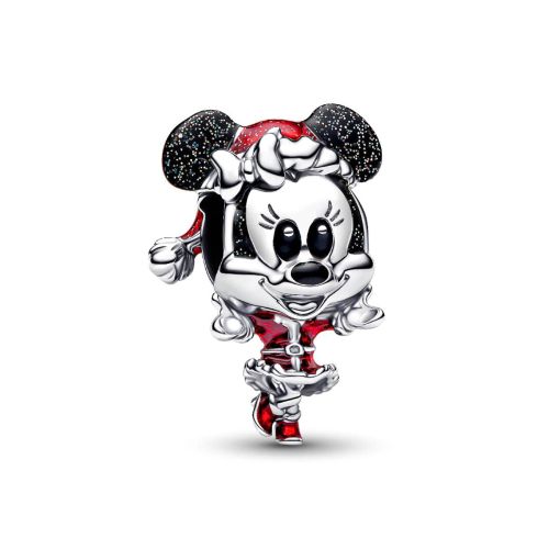 Charm Femme PANDORA Disney Minnie Mouse Tenue de NoÃ«l Argent 794218C01