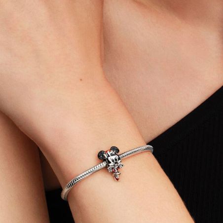 Charm Femme PANDORA Disney Minnie Mouse Tenue de NoÃ«l Argent 794218C01