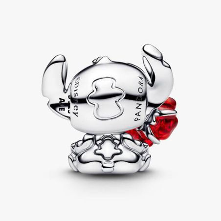 Charm femme pandora disney stitch et rose verre de murano 794378c01 – charms