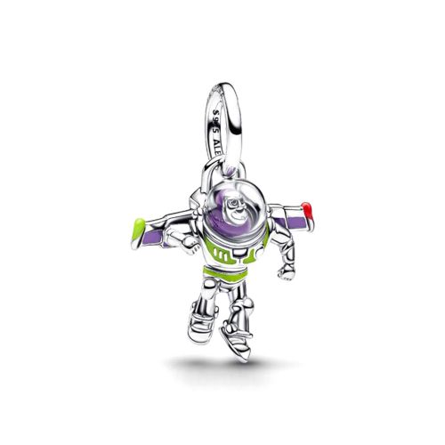 Charm Femme PANDORA Disney Pixar Buzz l'Ã‰clair DorÃ© 794604C01