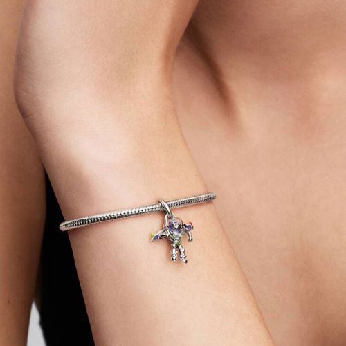 Charm Femme PANDORA Disney Pixar Buzz l'Ã‰clair DorÃ© 794604C01