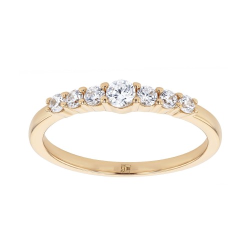 Bague femme EDORA Vermeil jaune et oxydes EDOV610028ZB