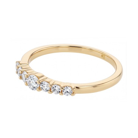 Bague femme edora vermeil jaune et oxydes edov610026zb – bagues vermeil