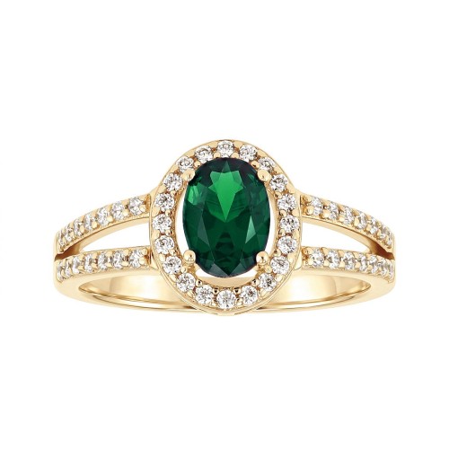 Bague femme EDORA Plaqué or et oxydes EDO76100324