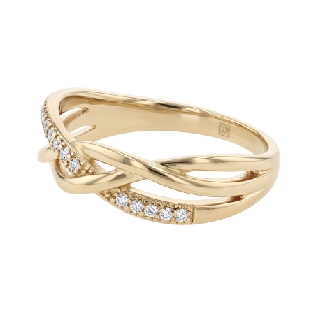 Bague femme edora vermeil jaune et oxydes edov610011zb – bagues vermeil