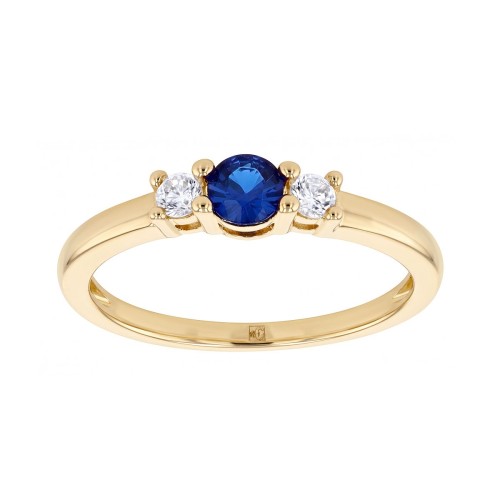 Bague femme Trilogie EDORA Plaqué or et oxydes EDO76100298