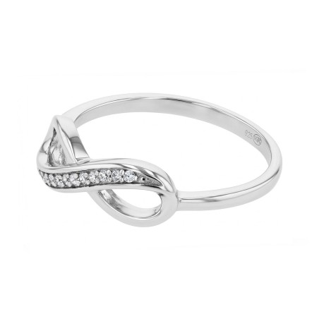 Bague femme infini argent 925/1000 et oxydes edo70100222 – toutes nos bagues femme