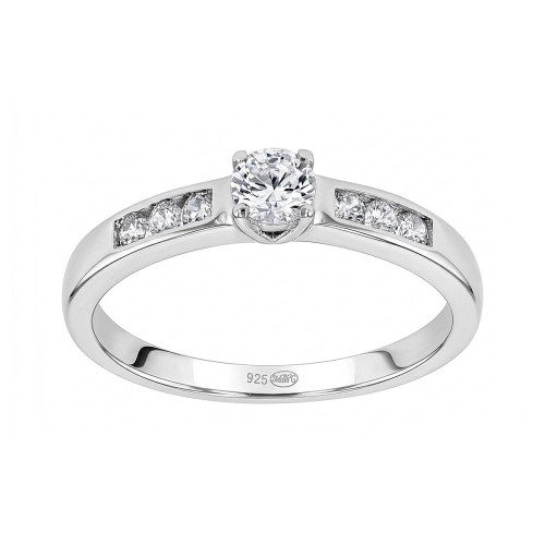 Bague Femme Solitaire ARGENT 925/1000 et Oxydes EDO70100287