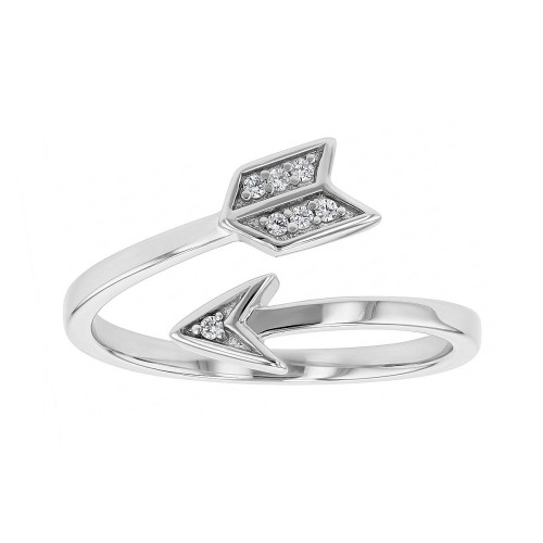 Bague Femme Flêche ARGENT 925/1000 et Oxydes