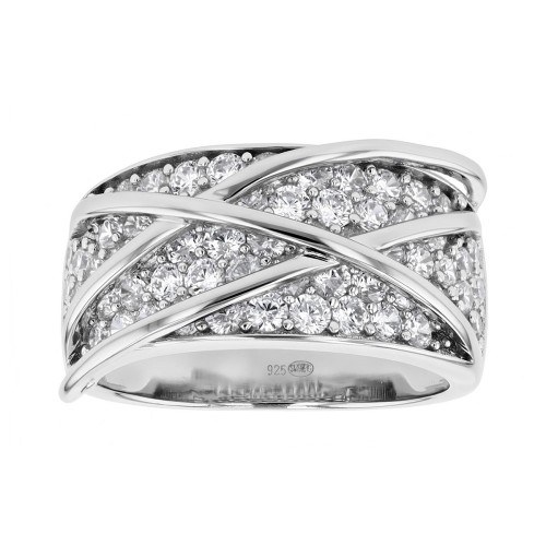 Bague Femme Alliance EDORA ARGENT et Oxydes EDO70100546