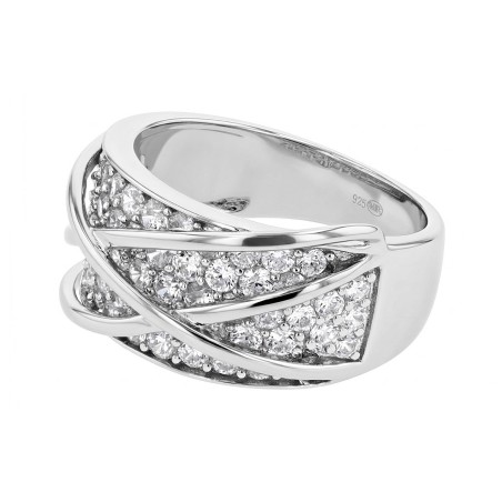 Bague femme edora argent et oxydes edo70100546 – bagues femme