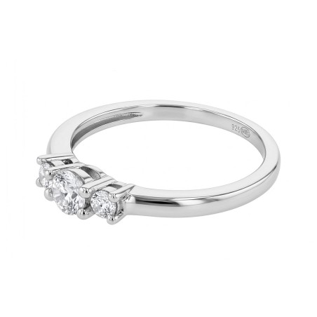 Bague femme trilogie edora argent et oxydes edo70100567 – bagues femme