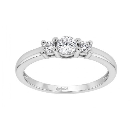 Bague femme trilogie edora argent et oxydes edo70100567 – bagues femme