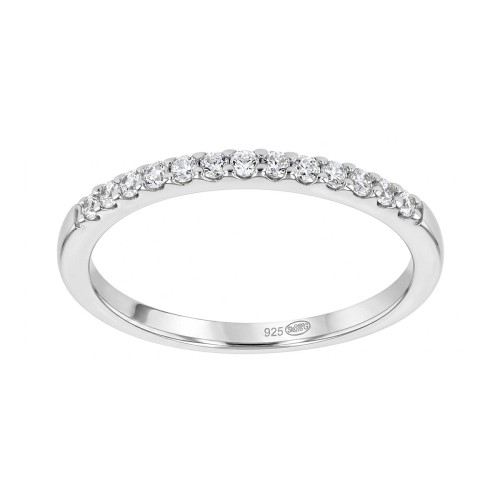 Bague femme alliance EDORA ARGENT 925/1000 et Oxydes