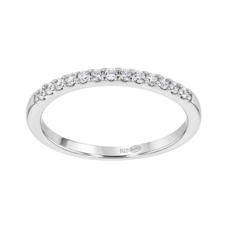 Bague femme alliance edora argent et oxydes edo70100572 – bagues de mariage