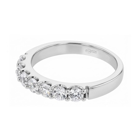Bague femme alliance edora argent et oxydes edo70100574 – bagues de mariage