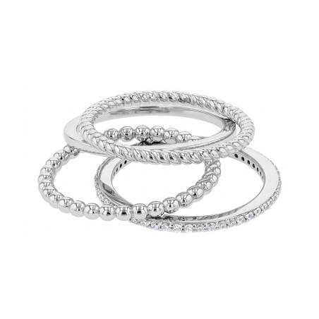 Bague femme edora argent et oxydes edo70100612 – bagues argent