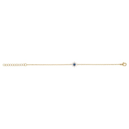 Bracelet femme fleur edora plaqué or et oxydes edo76300156 – bracelets plaqué or
