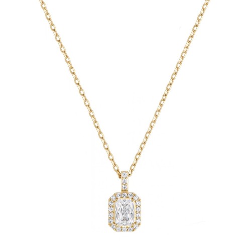 Collier femme empierré EDORA PLAQUE OR et oxydes