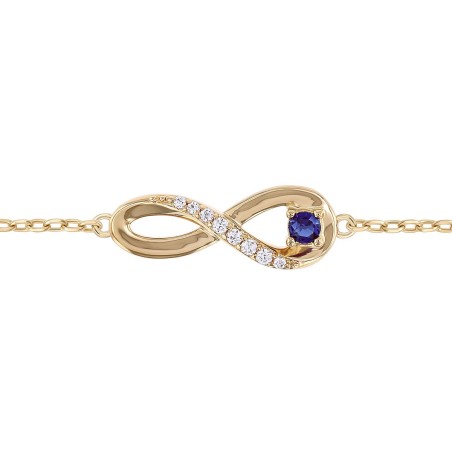 Bracelet femme infini edora plaqué or et oxydes edo76300151 – bracelets plaqué or