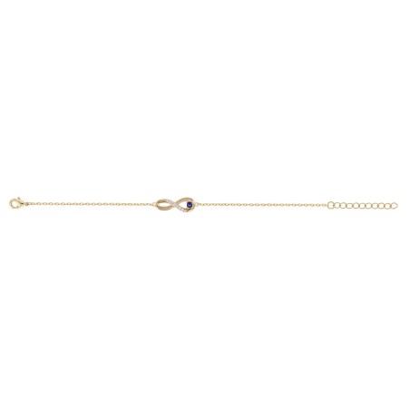 Bracelet femme infini edora plaqué or et oxydes edo76300151 – bracelets plaqué or