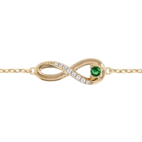 Bracelet femme infini edora plaqué or et oxydes edo76300153 – bracelets plaqué or