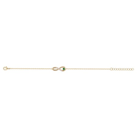 Bracelet femme infini edora plaqué or et oxydes edo76300153 – bracelets plaqué or