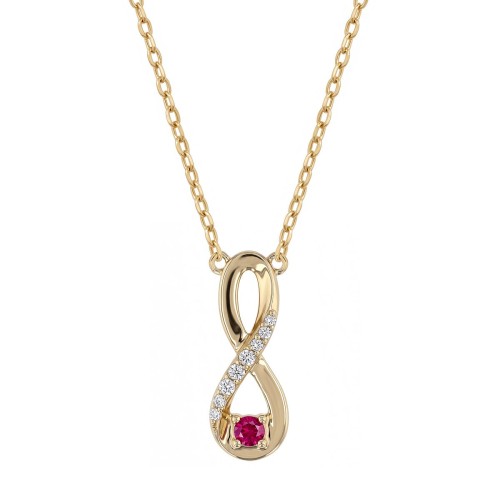 Collier femme Infini EDORA PLAQUÉ OR et oxydes EDO76700220