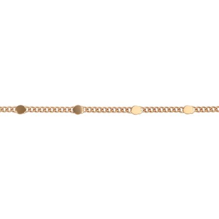 Bracelet femme chaîne edora pastille plaqué or dorée edo66300062 – bracelets coeur