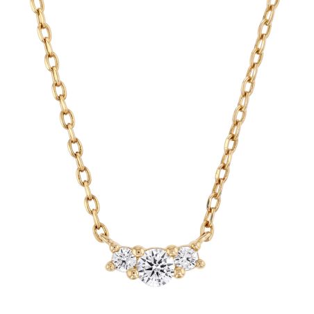Collier femme moyen edora trilogie plaqué or dorée edo76700073 – colliers plaqué or