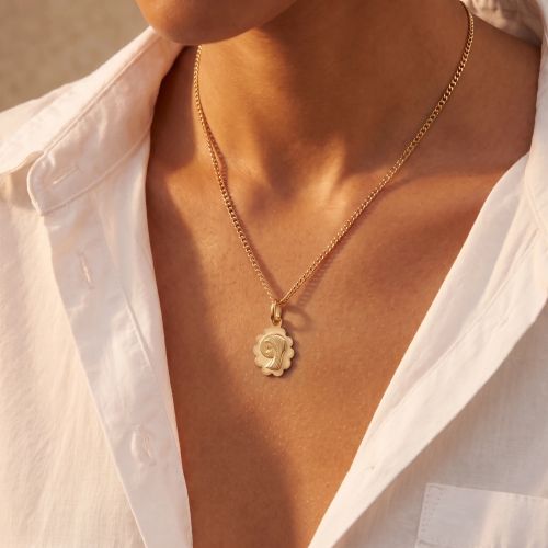 Pendentif EDORA COLLECTION ESSENTIAL VIERGE Or Jaune 375/1000