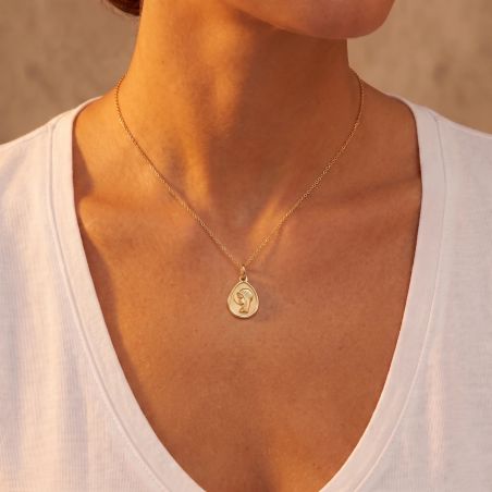 Pendentif EDORA COLLECTION ESSENTIAL GOUTTE VIERGE Or Jaune 375/1000