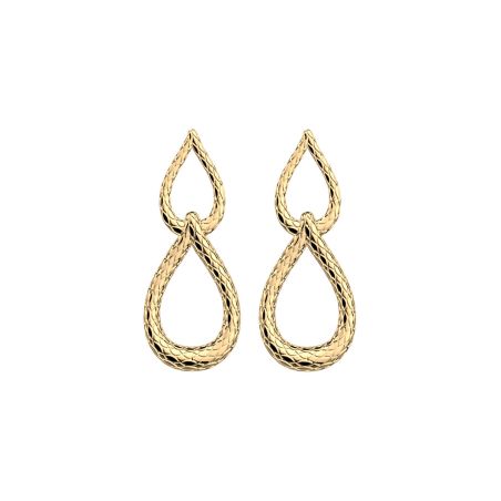 Boucles d'oreilles femme pendantes les georgettes danaé laiton dorée 1839-500-0tu – pendantes
