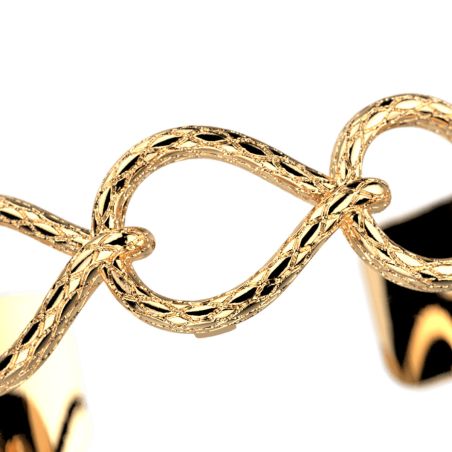 Bracelet femme manchette les georgettes danaé laiton dorée 1841-100-00m – manchettes