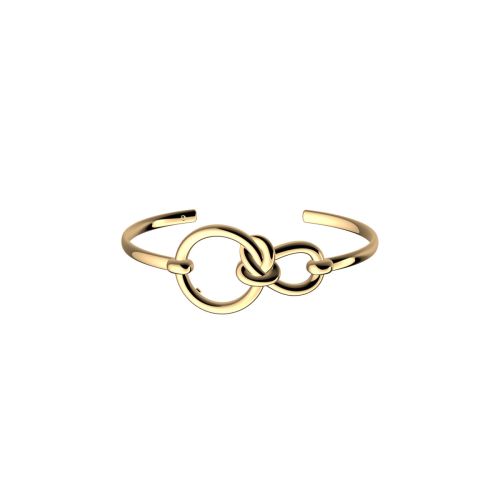 Bracelet Femme Jonc Les Georgettes Ariane Laiton Dorée 1857-100-00M