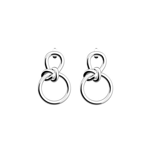 Boucles d'Oreilles Femme Pendantes Les Georgettes Ariane Laiton Argentée 1859-200-0TU